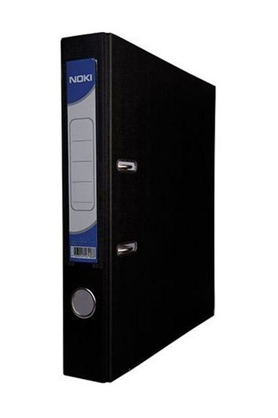 Noki Black Plastic Narrow Folder - Pack of 25