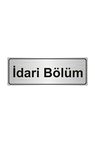 Özarslan Dizayn لوح توجيه الشحن معدن فضي اللون 7 سم × 20 سم.