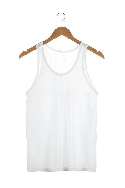 Dagi Men's White Cotton Undershirt