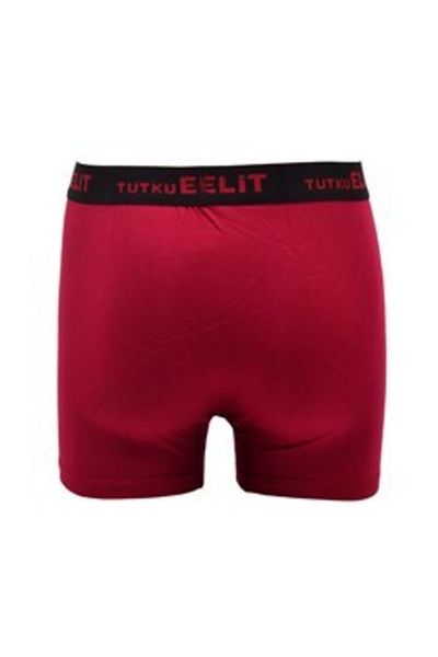 Tutku Elit Πακέτο 6 ανδρικών Boxers Modal Elastane Claret Red