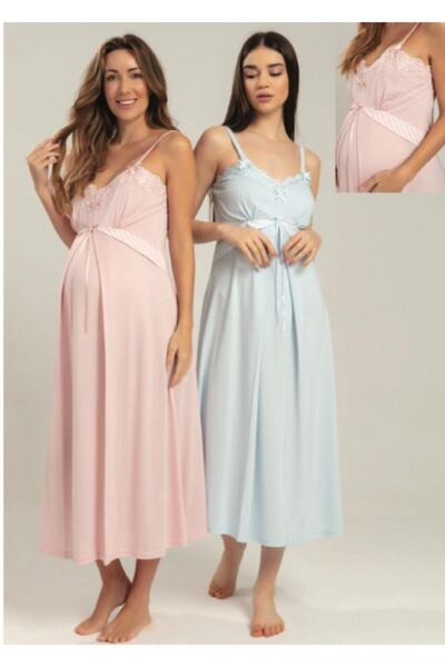 Bone Club 5206 ثوب نوم الأمومة الوردي