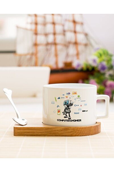 Hediyelen فنجان شاي وقهوة لمهندس الكمبيوتر