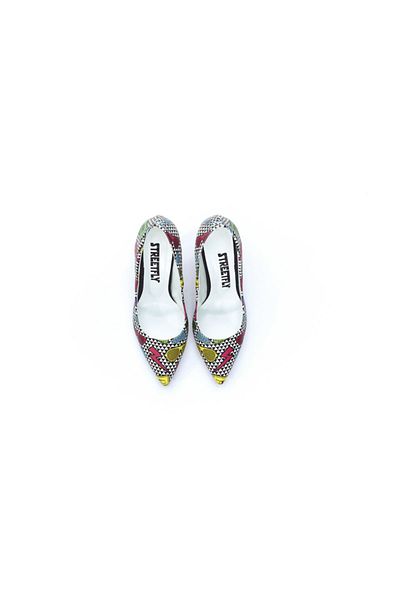 Streetfly Pantofi cu toc clasic imprimat