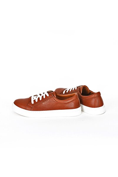 NOOSY Genuine Leather Brown Women's Sneakers