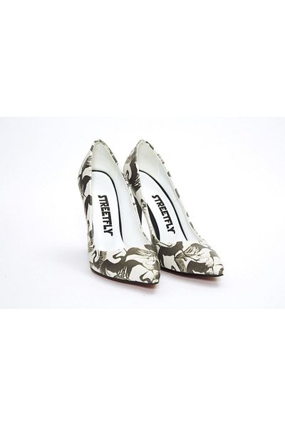 Streetfly Pantofi cu toc clasic imprimat