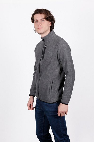 lumberjack Men's Zip-Up Fleece Sweat Nordic 9W Anthracite/Slategrey 19W42Nordic9W