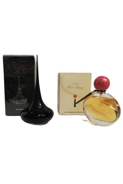Oriflame Love Potion Midnight Wish Edp 50ml Kadın Parfüm+Far Away Edp 50ml Ka...