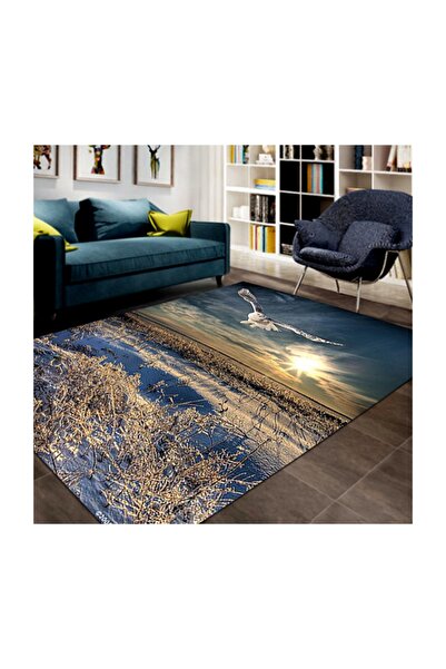Resmiro Doğa Manzaralı Dijital Baskılı Halı