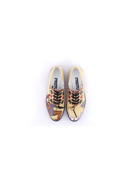 Streetfly Pantofi oxford imprimați pentru damă