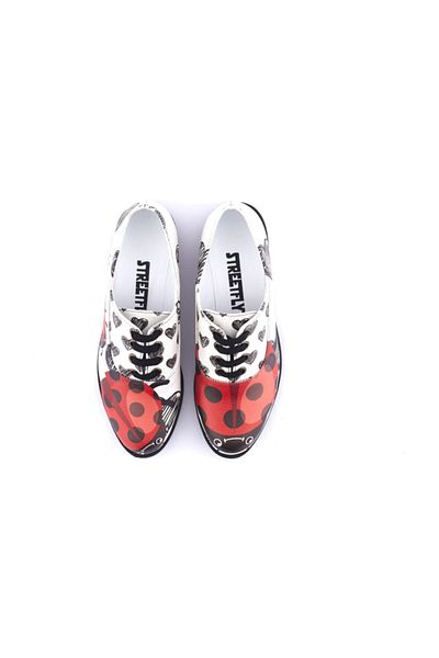 Streetfly Pantofi oxford imprimați