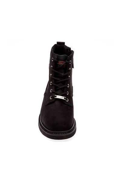 Harley Davidson Unisex Μαύρες Casual Δερμάτινες Μπότες