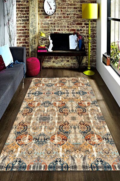 Resmiro Etnik Ve Geometrik Desenler Dijital Baskılı Halı
