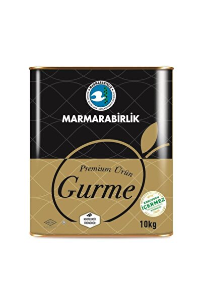 MarmaraBirlik L Gurme Yağlı Sele Siyah Zeytin 231-260 10 Kg Teneke
