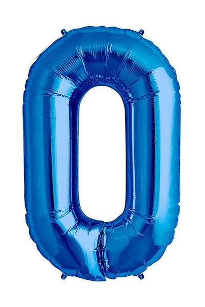 Parti dolabı 100 cm Blue Helium Flying Foil Balloon - 0 Figures