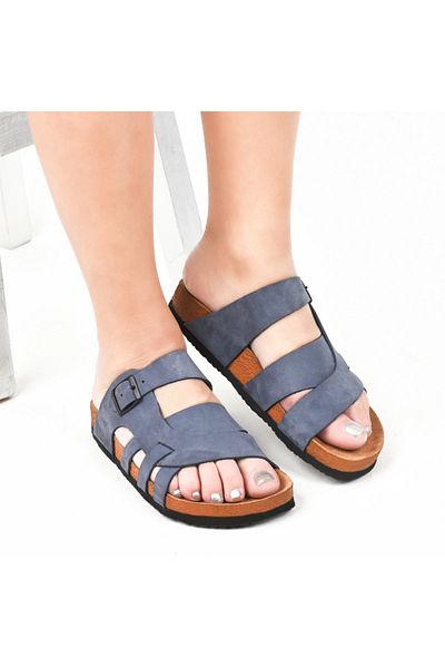 Moosefield Blue Women's Slippers