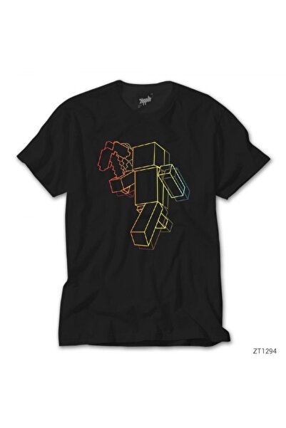 Z zepplin Minecraft Duality - Чорна футболка