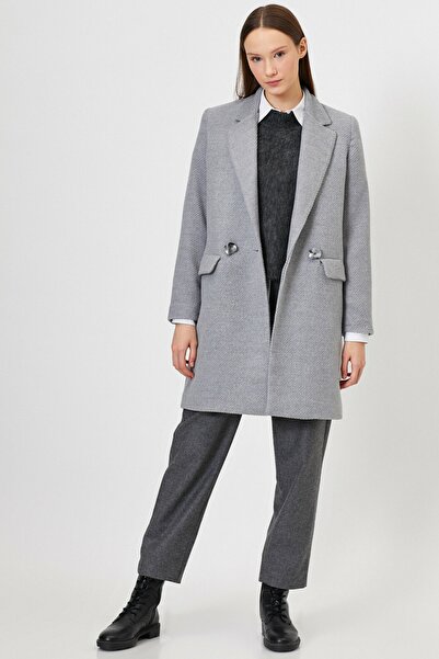 Koton Cep Detayli Dügmeli Kaban