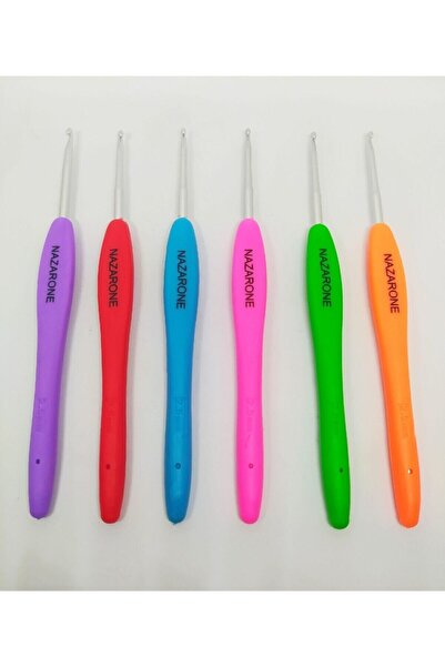 Nazarone Croșetat cu mâner din silicon 4,5 mm 4,5 număr