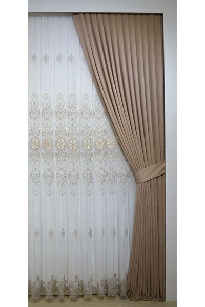 perhal perde ve halı Pleated Velvet Honeycomb Textured Single Wing Background Curtain