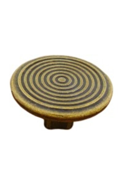 Azimkar Hırdavat Kumru Boy Kulp Antik Sarı Düğme Dolap Vestiyer Çekmece