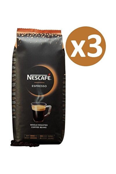 Nescafe Espresso Çekirdek Kahve 1 kg X 3 Adet
