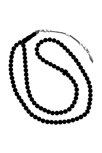 AbbasShop مسبحة صلاة جورجيا أولتو 99 مع شرابات فضية