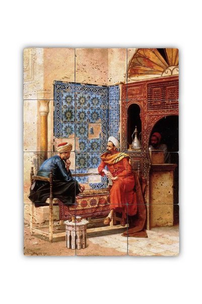 Oscar Stone Decor Osmanlıda Satranç Doğaltaş Tablo