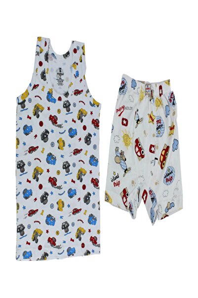 Ceylanoğlu Σετ 6 Πακέτο Boys Boxer Tank Top