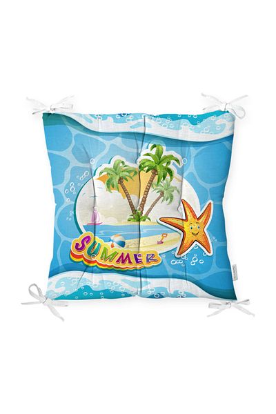 Realhomes Custom Design Digital Printed Pouf Chair Cushion