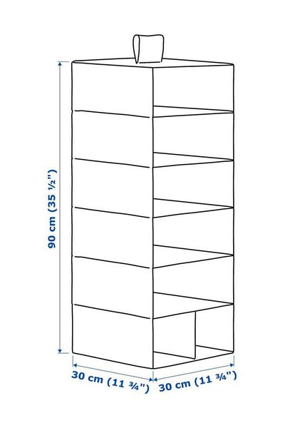 BARBUN BarBUN In-Cabinet or Hanger Organizer with Stuk Hangable Compartments