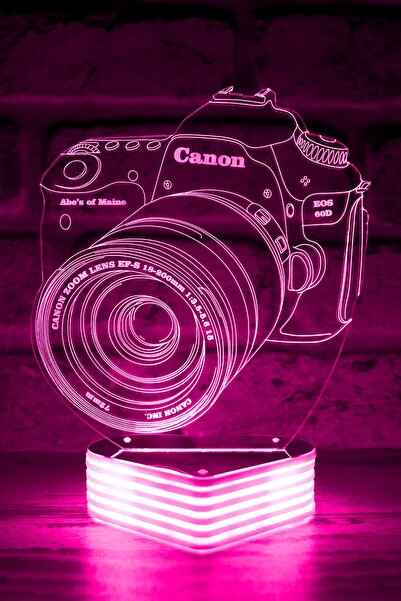 Hediye Kovanı مصباح LED ثلاثي الأبعاد مع صورة الكاميرا