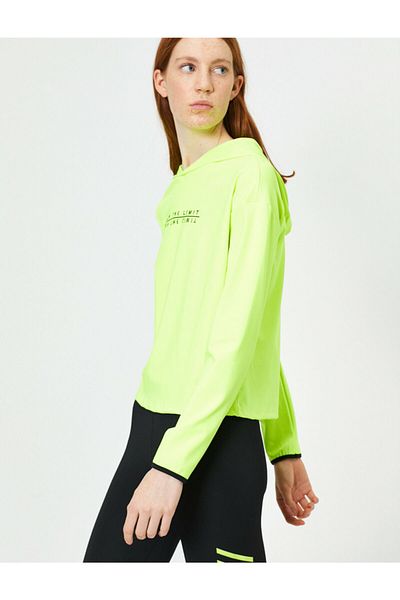 Koton Damen-Sweatshirt mit Textdruck