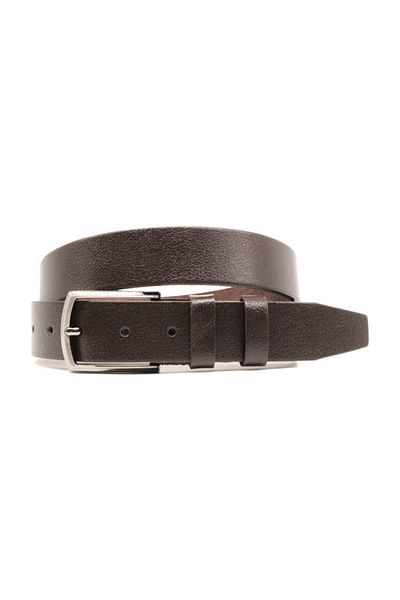 Livize Curea clasică pentru bărbați, 100% piele de bivol, cu un singur strat, 3,5 cm