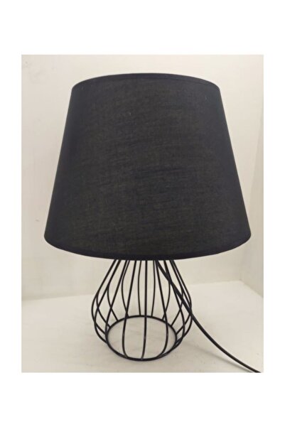 365GUNSERİSONU ريفي قفص معدني الحديد المطاوع الساق الأسود النسيج رئيس مصباح ط...