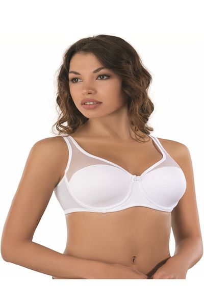 Emay Paded Supported Underwire Lifting Bra Skin 167t