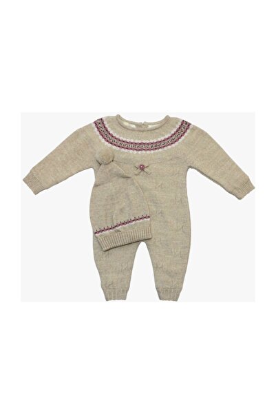 Nipperland Pembe desenli tulum ve şapka