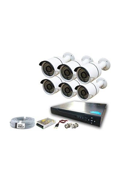 Besta 2 Mp 1080p Full Hd Ahd 6 Kameralı Güvenlik Kamera Seti Bg-1416