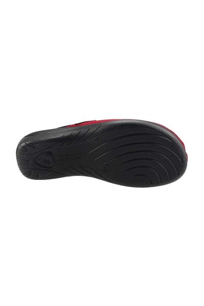 Ceyo Ramona -3 Red Daily Suede Comfortable Winter Women's Indoor Slippers