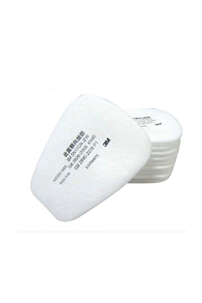3M 5n11 Pamuk Filtre 5 Çift (10 Adet) -  6200 Ve  7502 Yedek Pamuk Filtresi