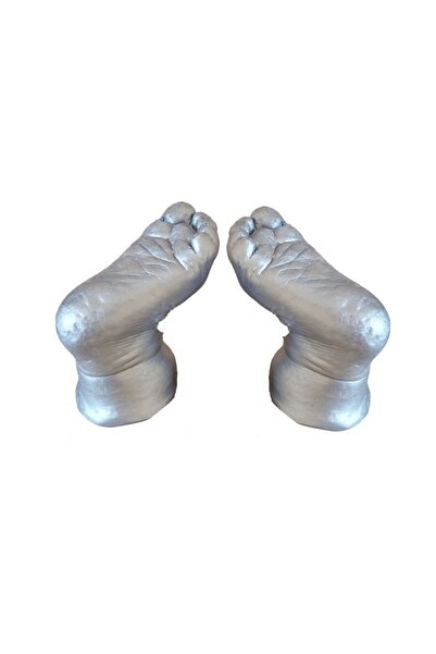 Küçük İzler 3D Baby 2 Pieces Footprint Sculpture Mold Set with Alginate