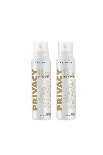 Privacy Gold Woman Kadın Deodorant 2'li Avantaj Paketi 150 Ml