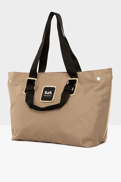 Bagmori Mink Women's Garnished Snap Fastener Hanger Mother Baby Care Bag M000004048