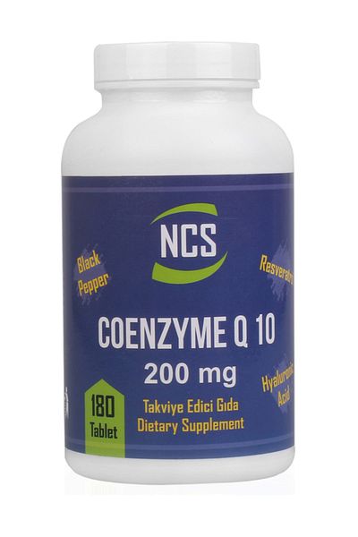 NCS Coenzyme Q-10 Hyaluronic Acid Resveratrol Piper Nigrum 180 Tablet 3 Boxes 540 Tablets
