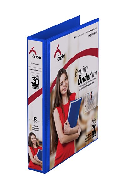 Önder Pvc A4 Firma Klasörü (sunum Klasörü) - 5 cm - 2d Mekanizmalı Lacivert
