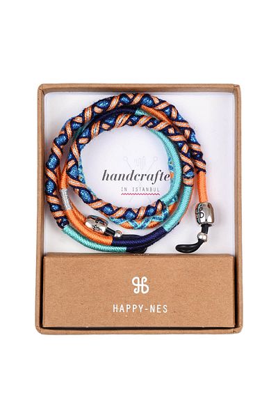 Happy-Nes Disco Blue Glasses Lanyard - Landshrt24