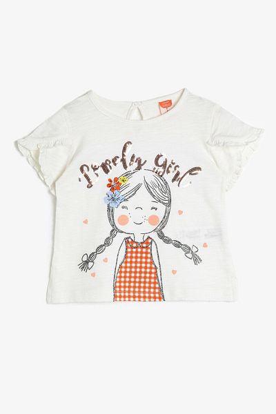 Koton Baby Girl Printed T-Shirt