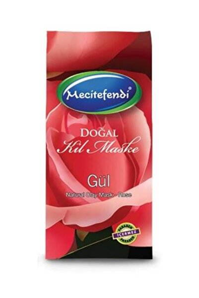 Mecitefendi Doğal Kil Maske Gül 20 Gr (tek Kullanımlık)