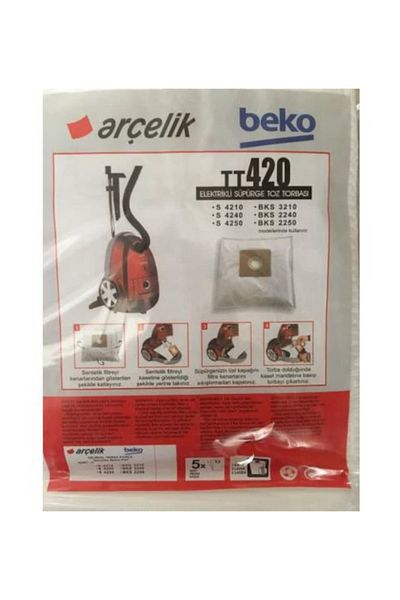 Arçelik 25 Cloth Vacuum Cleaner Bags - S4210-s4240-s4250