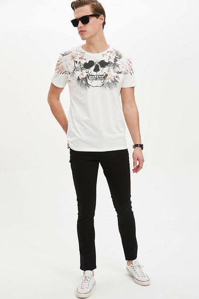 DeFacto Carlo Skinny Fit Ανδρικό τζιν παντελόνι - Μαύρο M7275AZ.20SP.NM40