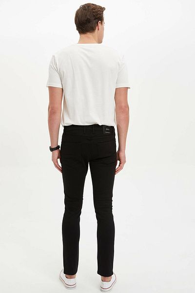 DeFacto Carlo Skinny Fit Ανδρικό τζιν παντελόνι - Μαύρο M7275AZ.20SP.NM40